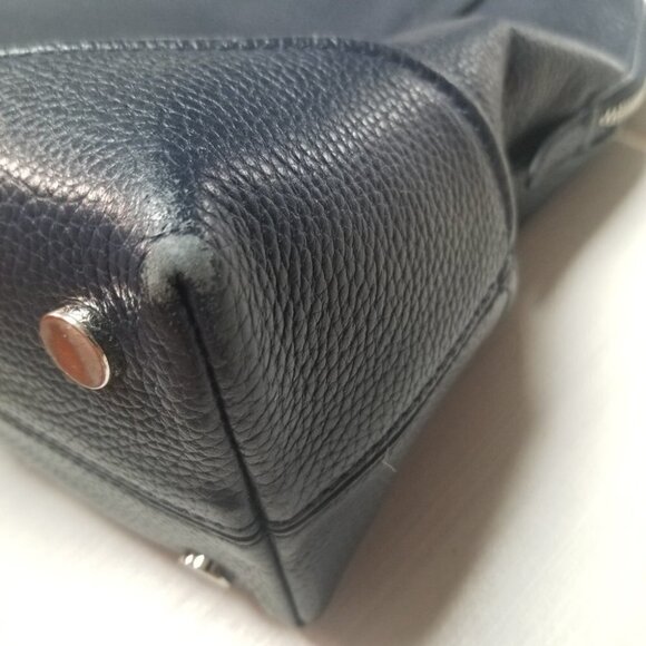 Kate Spade Navy Blue Leather Tote - Picture 3 of 15